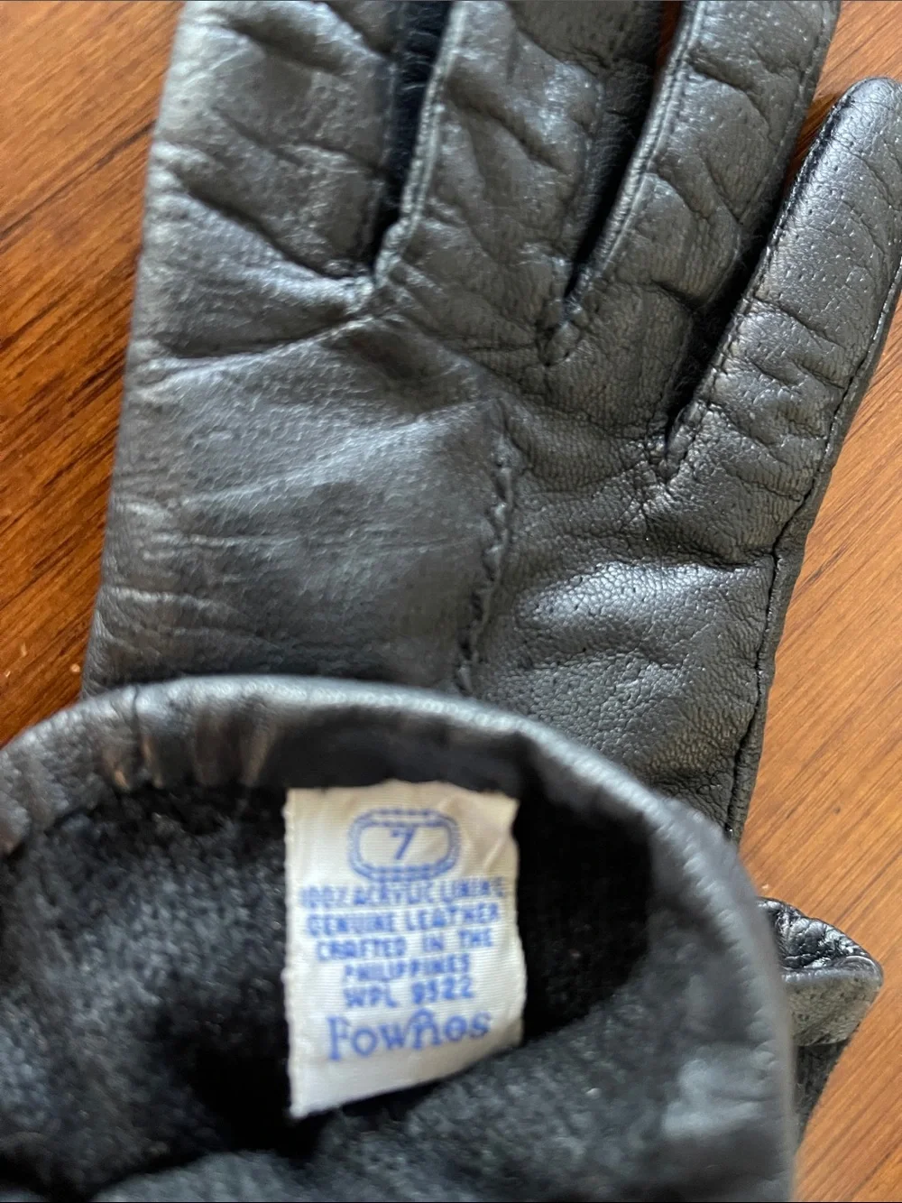 Classic Black Leather Gloves